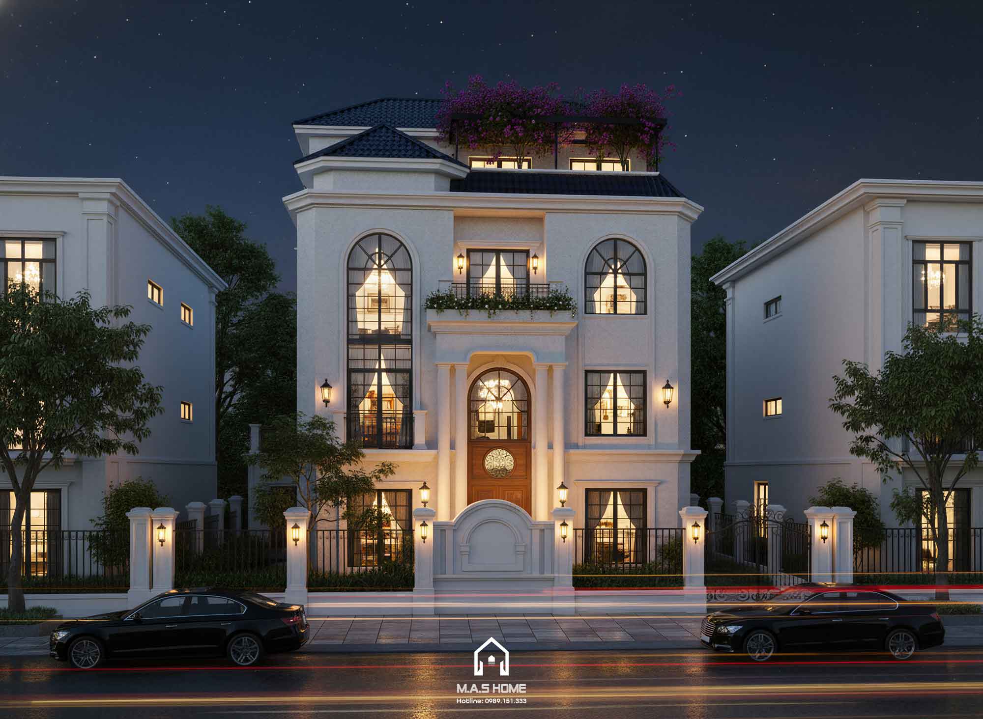 biệt thự mái nhật vinhome smartcity