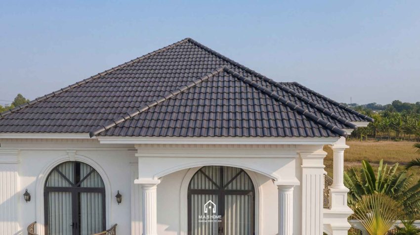 Biệt thự mái nhật 2 tầng