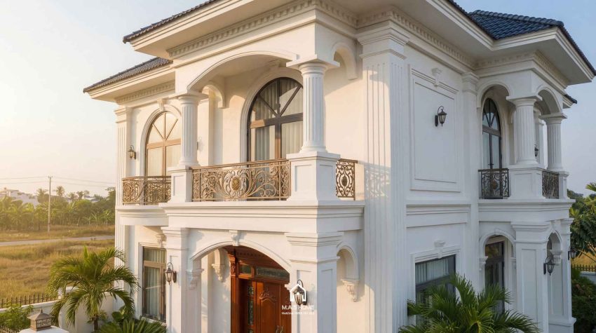 Biệt thự mái nhật 2 tầng