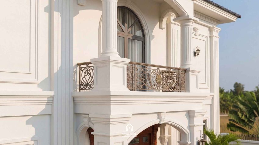 Biệt thự mái nhật 2 tầng