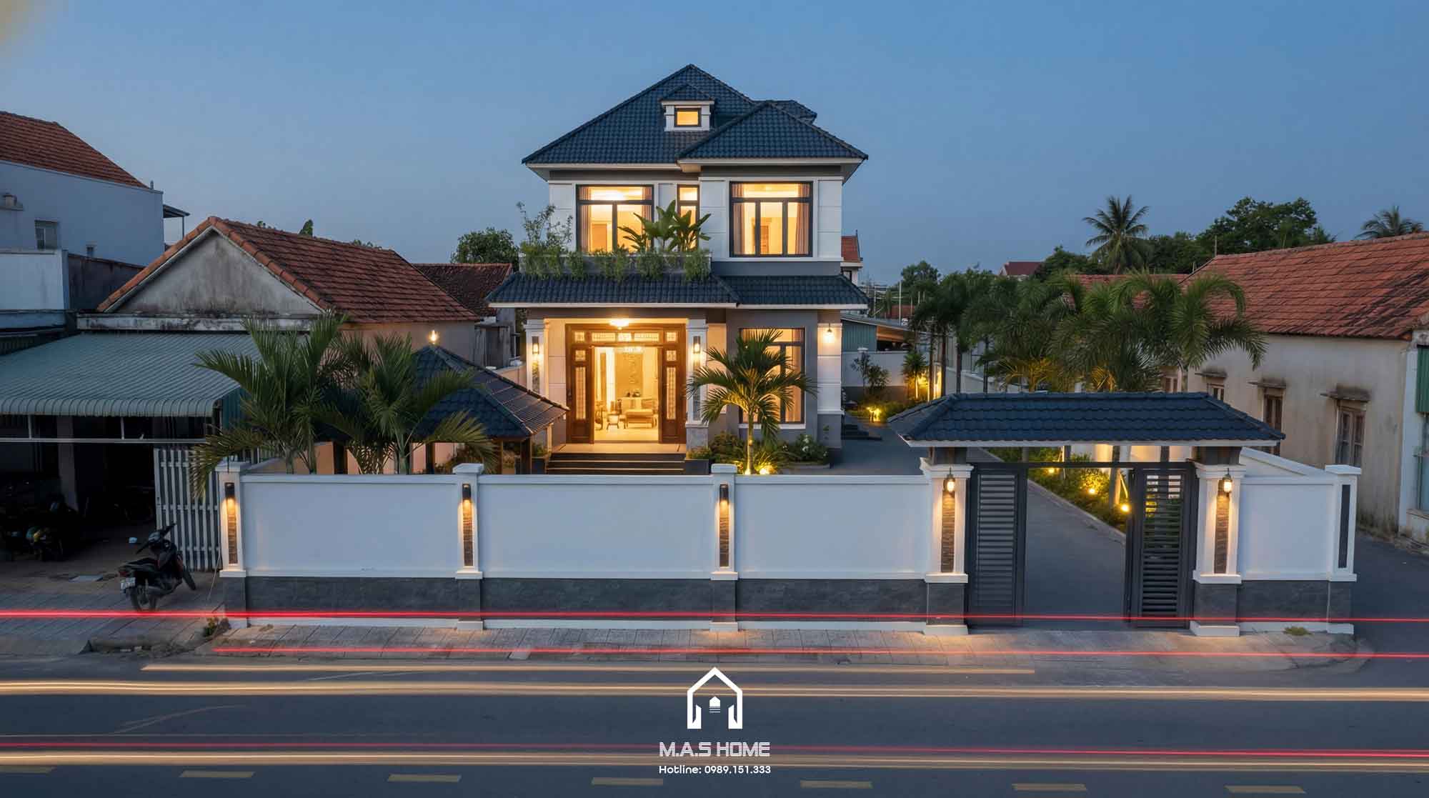 Biệt thự mái nhật 2 tầng Bắc Giang