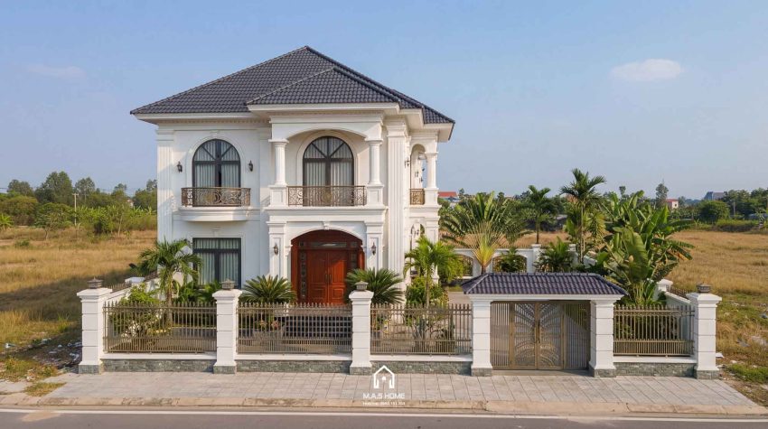 Biệt thự mái nhật 2 tầng 