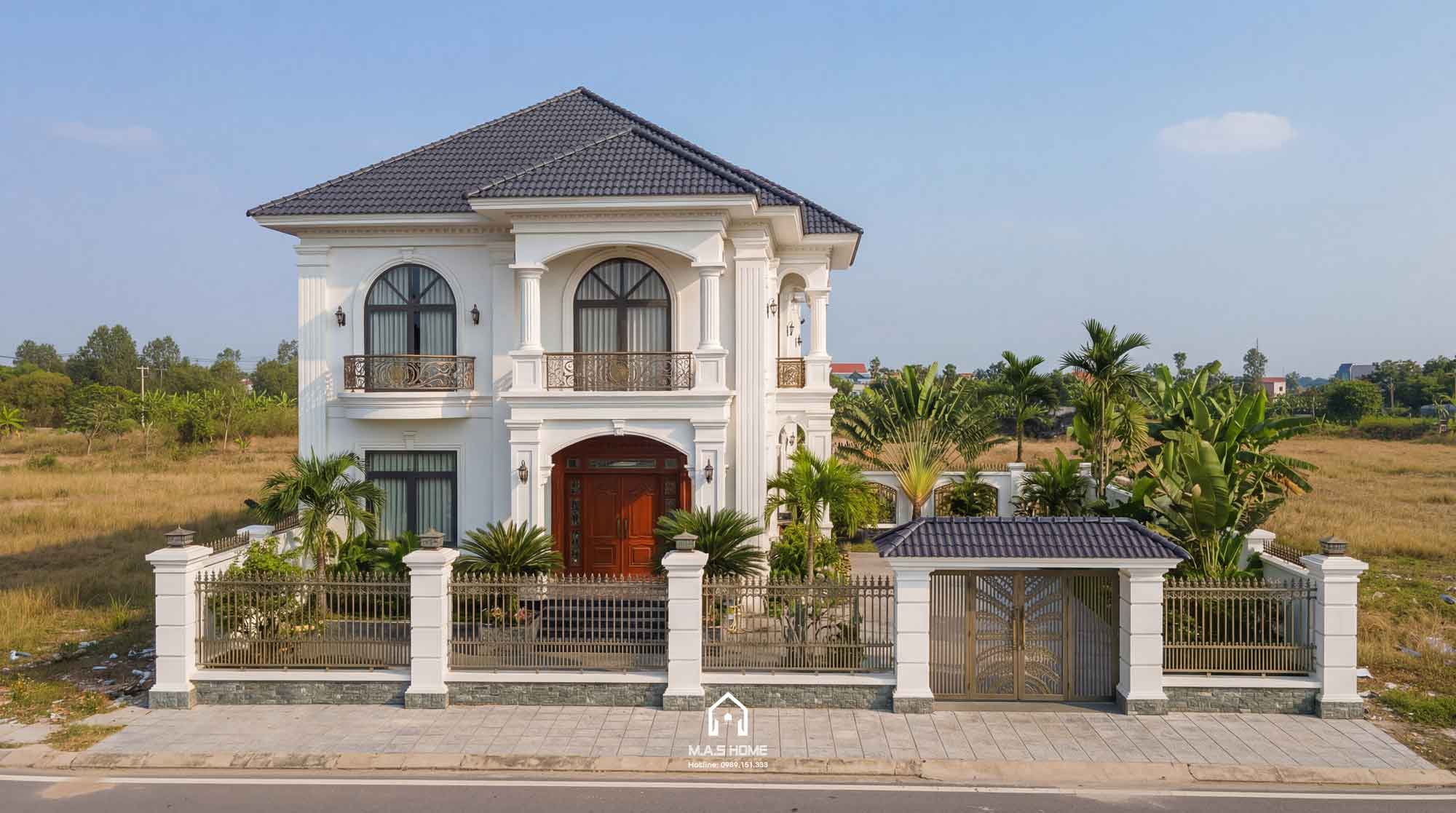 Biệt thự mái nhật 2 tầng