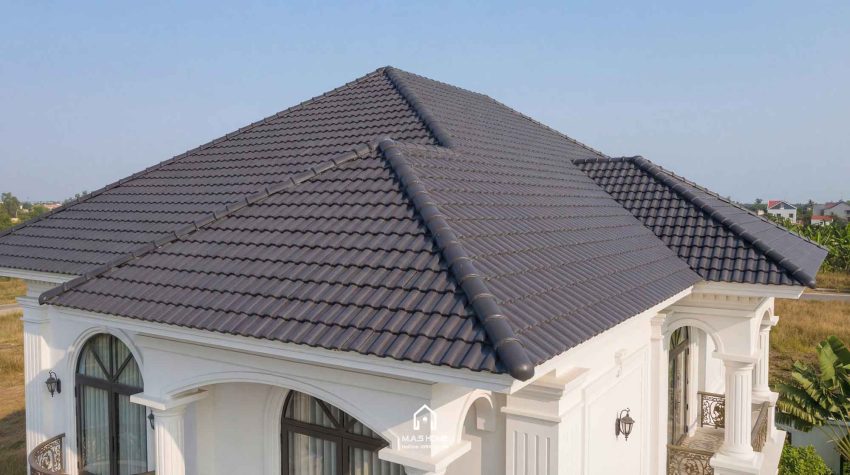 Biệt thự mái nhật 2 tầng