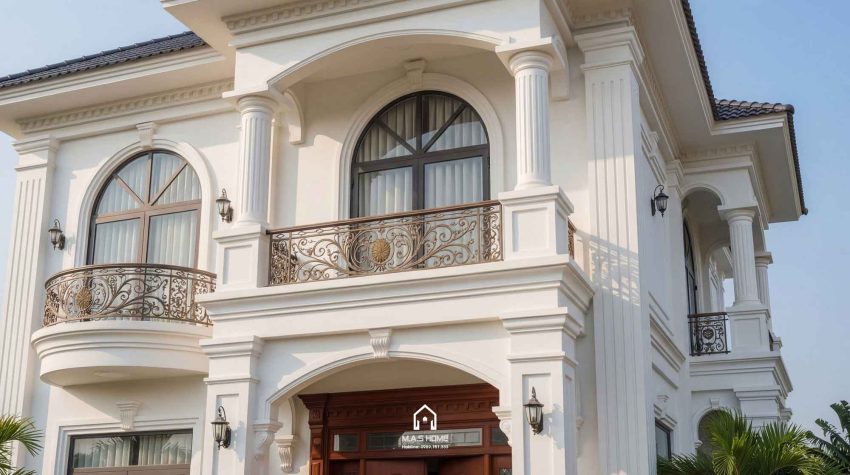 Biệt thự mái nhật 2 tầng