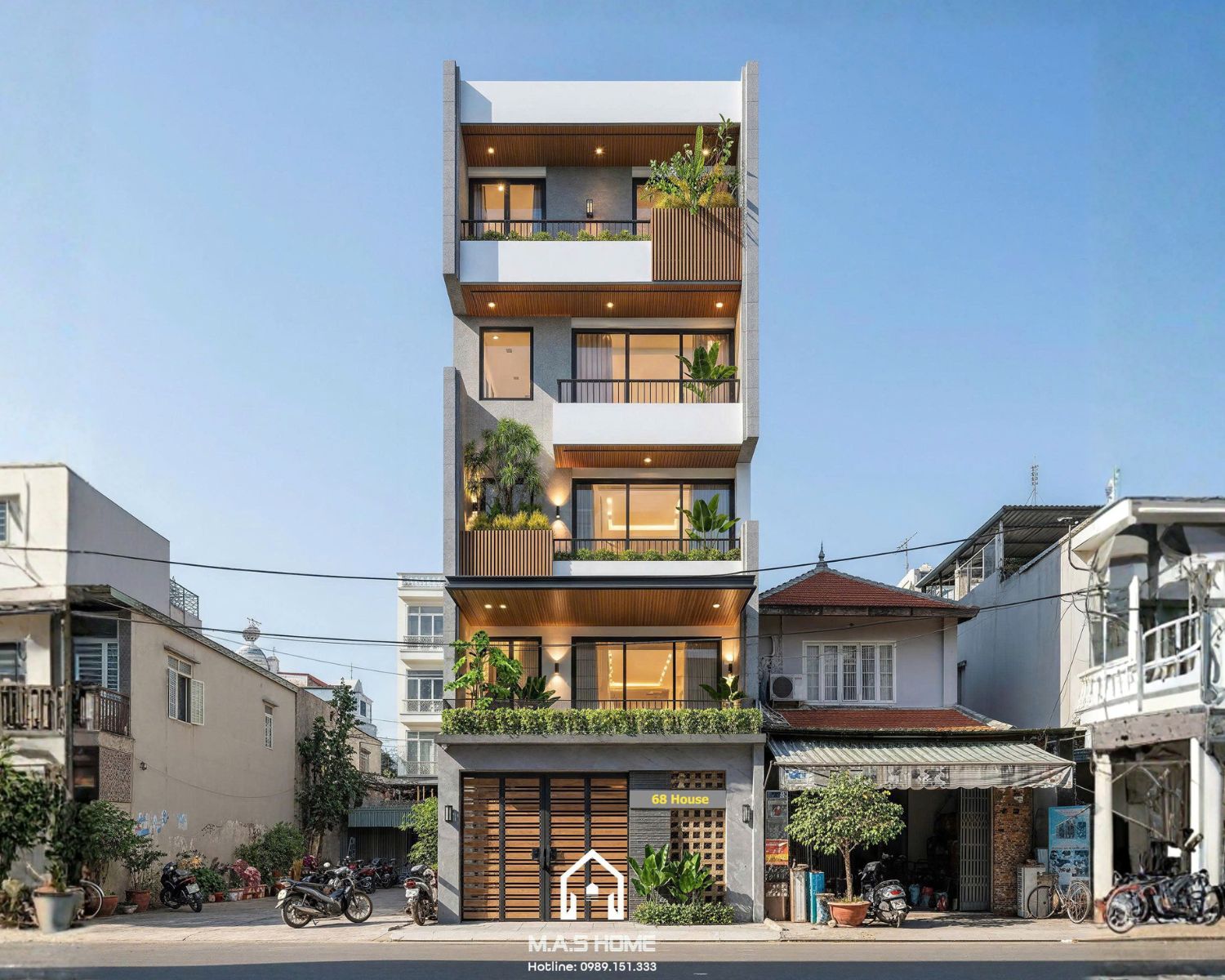 Nhà Phố 4 Tầng 1 Tum - Anh Hải Anh - Hà Nội