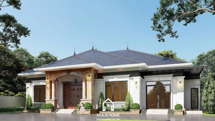 Nhà mái nhật 1 tầng tại Bắc Giang