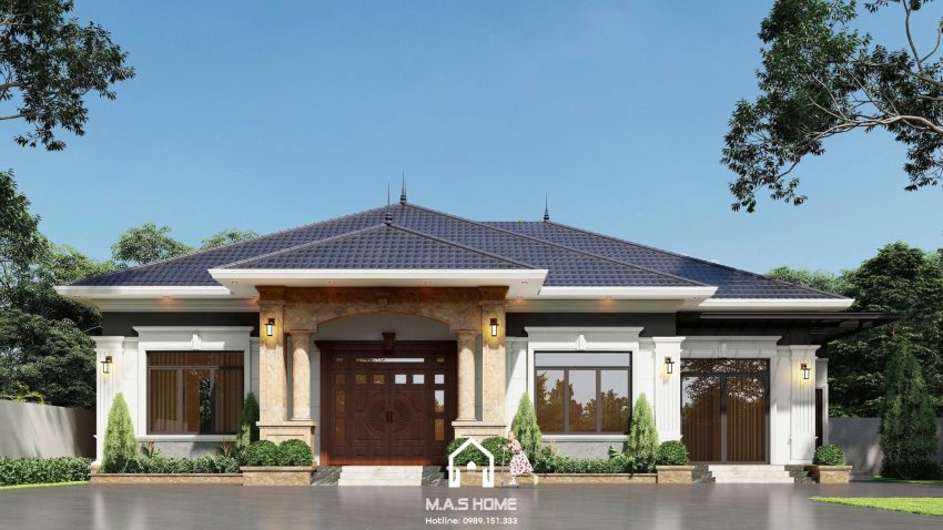 Nhà mái nhật 1 tầng tại Bắc Giang