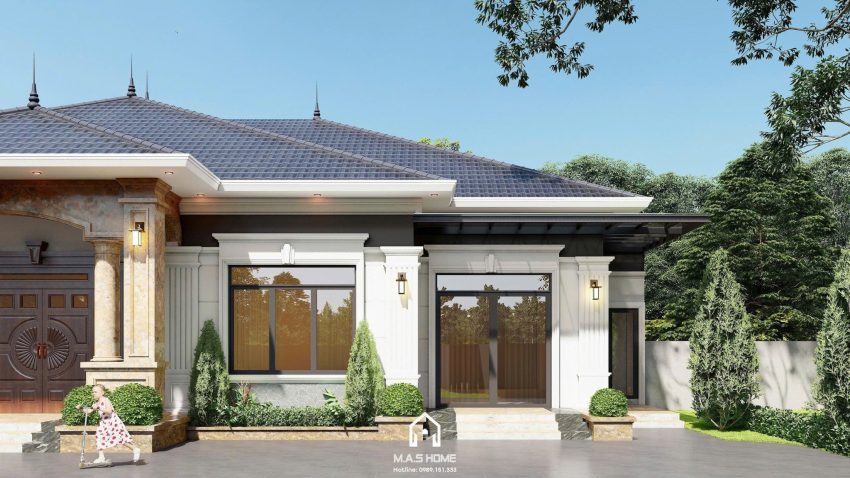 Nhà mái nhật 1 tầng tại Bắc Giang