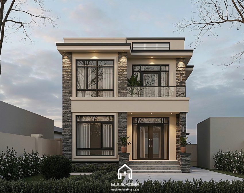 Biệt thự hiện đại của chị Hải Yến tại Thái Bình