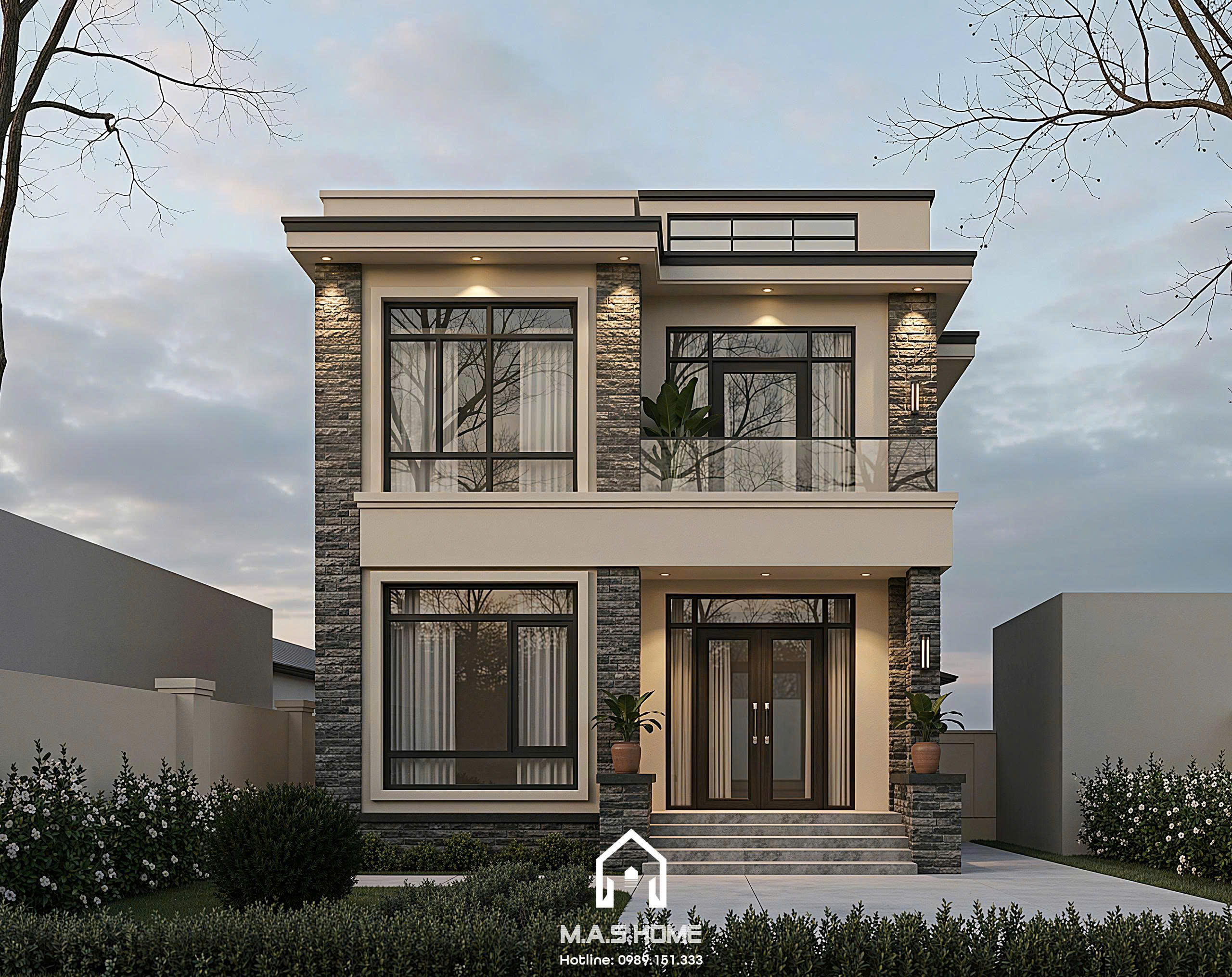 Biệt thự hiện đại của chị Hải Yến tại Thái Bình