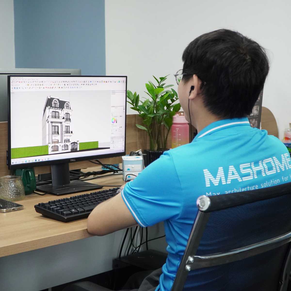 Thiết kế mặt bằng và mặt tiền
