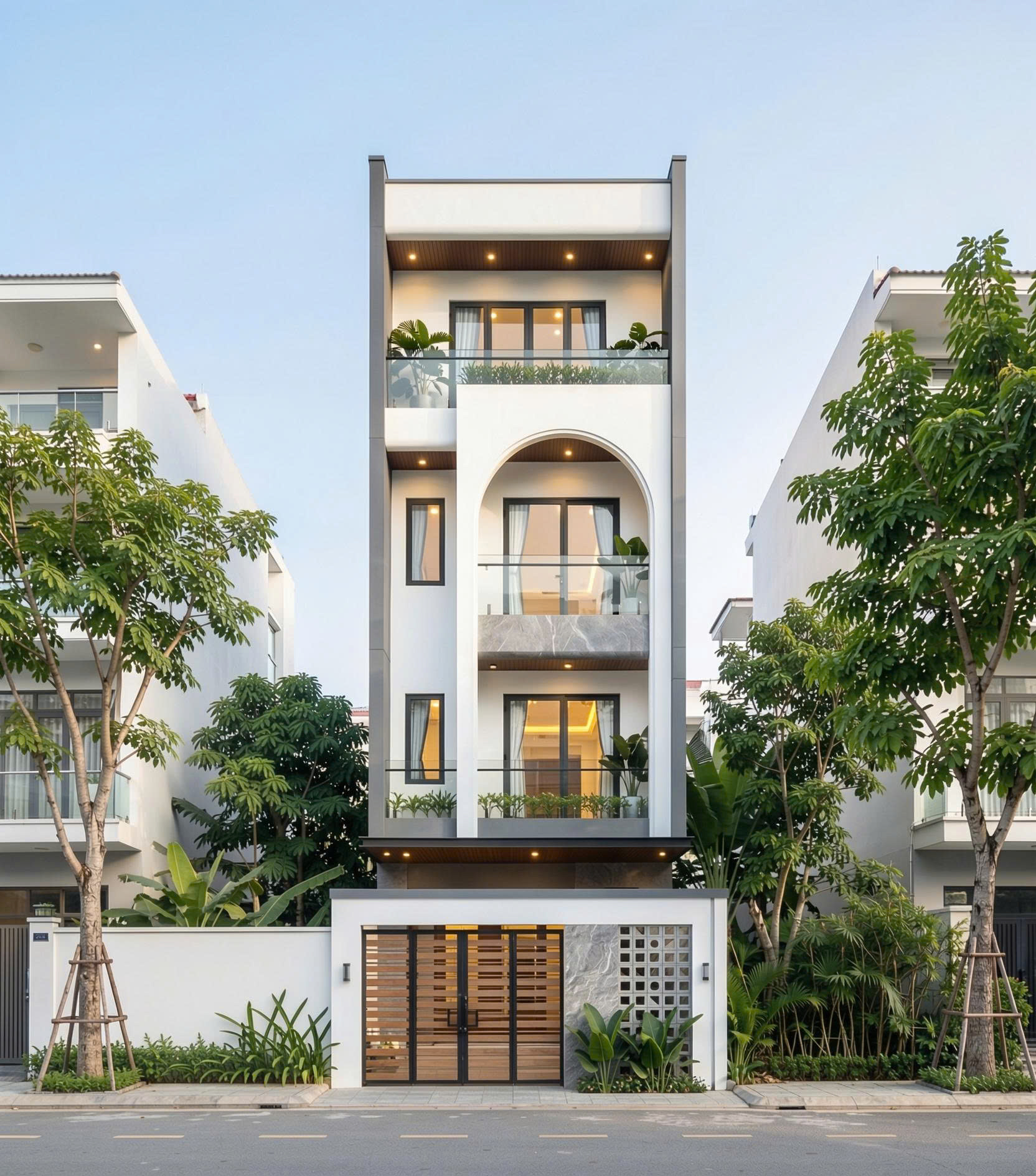 Nhà phố 4 tầng - Anh Công - Hà Nội