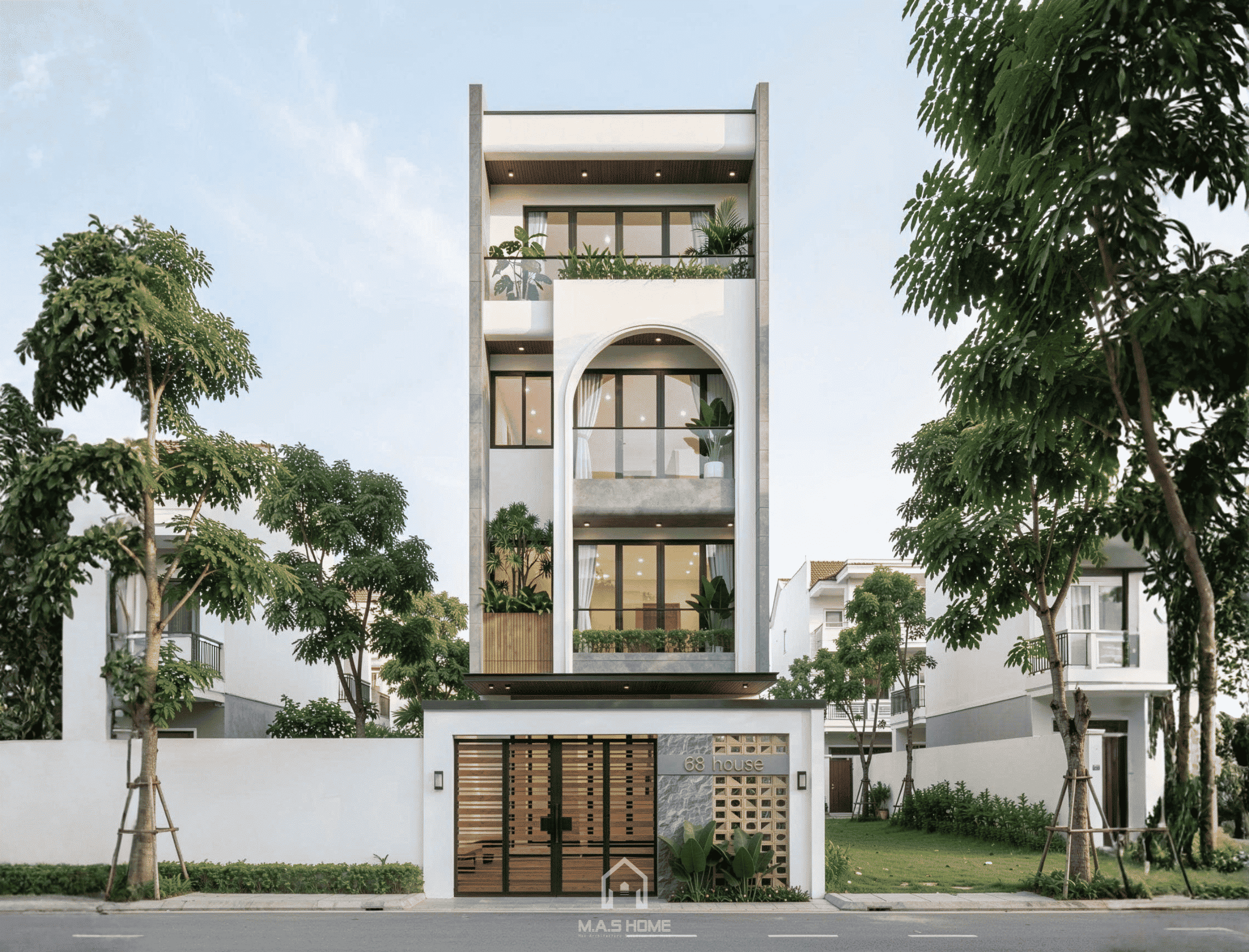 Nhà phố 4 tầng - Anh Lân - Hà Nội