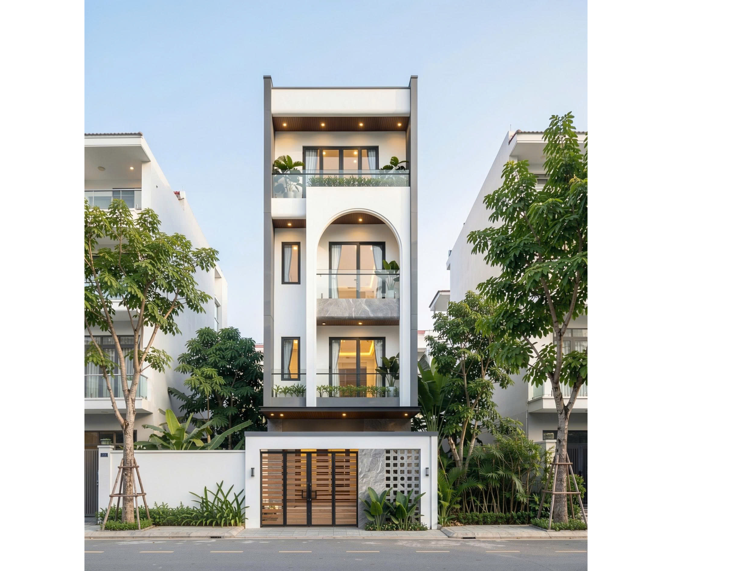 Nhà phố 4 tầng - Anh Công - Hà Nội