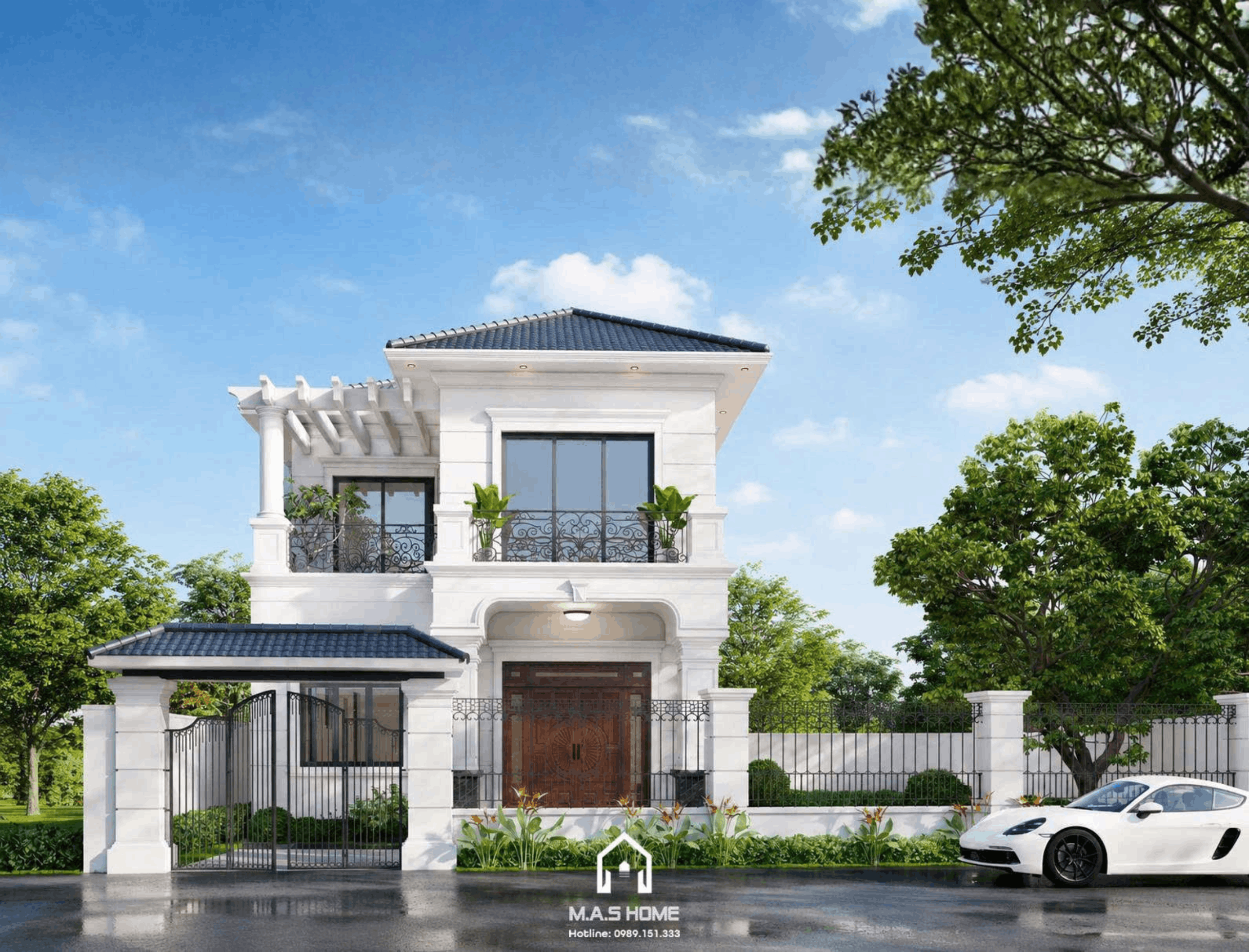 Biệt Thự Mái Nhật 2 Tầng - Anh Phúc - Hà Nội