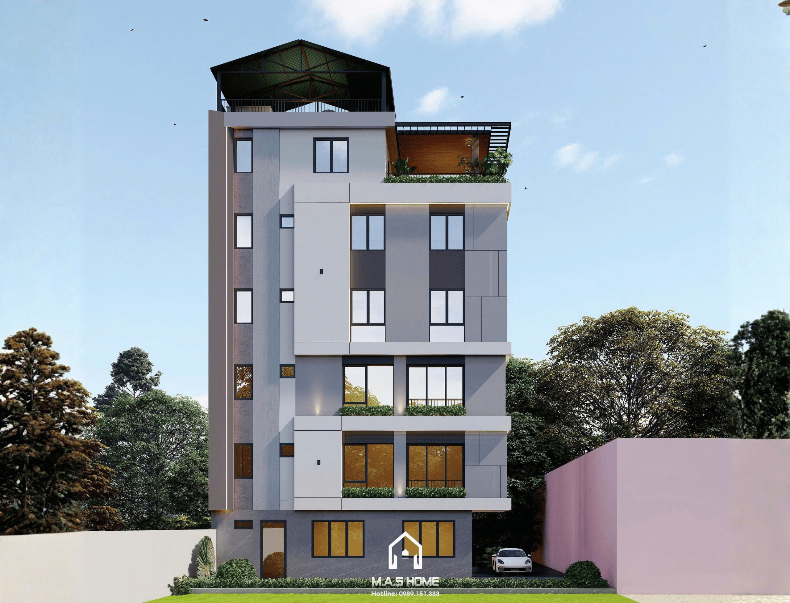 Nhà Phố 5 Tầng 1 Tum - Anh Dũng - Thanh Trì